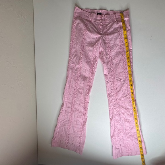 Aziz VTG Blazer and Pants Set Small Pink Embroidered Suit Coquette Y2K‎ Retro - Picture 14 of 16